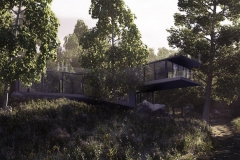 projekt domu w lesie forest house