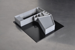wydruk 3d modelu projektu budynku magazynowo biurowego